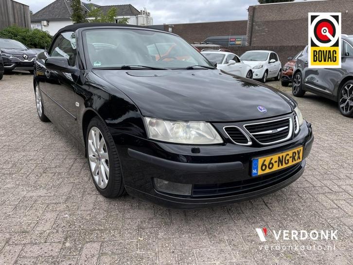 Saab 9-3 Cabrio 2.0t Vector, Auto's, Saab, Bedrijf, Saab 9-3, ABS, Airbags, Airconditioning, Boordcomputer, Centrale vergrendeling