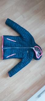 Vingino winterjas meisje blauw maat 128 - reversible, Gebruikt, Meisje, Ophalen of Verzenden, Vingino