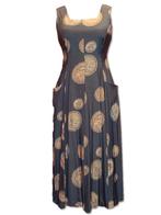 Getailleerde lange jurk met bolero, eigen ontwerp., Nieuw, Grijs, Maat 38/40 (M), Barock