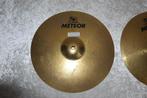 Meinl Meteor brass 14 hihats 750/849gr 14 inch  <25252096>, Gebruikt, ., Drums of Percussie, Ophalen of Verzenden