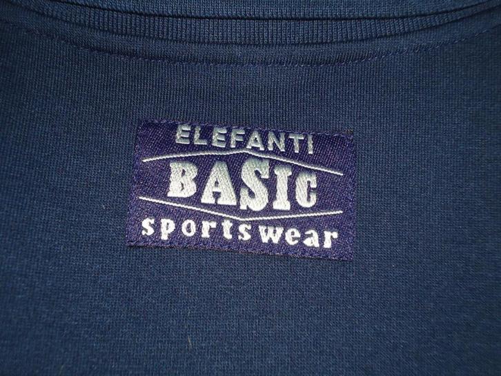 shirt elefanti basis sportswear  de bw = 116, Kleding | Heren, Truien en Vesten, Nieuw, Overige maten, Blauw, Ophalen of Verzenden