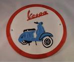 Gietijzeren wandbord. Vespa, Reclamebord, Nieuw, Ophalen of Verzenden, Nvt