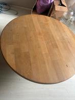 Eikenhouten Salontafel - Prachtstuk!, Huis en Inrichting, Tafels | Eettafels, Gebruikt, Eikenhout, Rond, 50 tot 100 cm