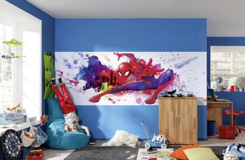Spiderman Vlies Behang Graffiti  - 300x150 cm - Marvel beschikbaar voor biedingen