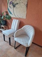 Eetkamerstoelen van Riviera Maison (4stuks), Ophalen, Zo goed als nieuw, Grijs, Vijf, Zes of meer stoelen