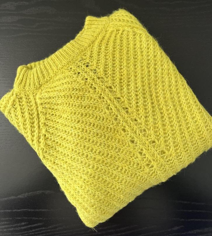 DEUX - gele trui - 36 (S), Kleding | Dames, Truien en Vesten, Zo goed als nieuw, Maat 34 (XS) of kleiner, Geel, Verzenden