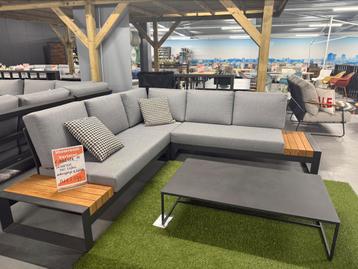 Prachtige tuinset antracieten bank! beschikbaar voor biedingen