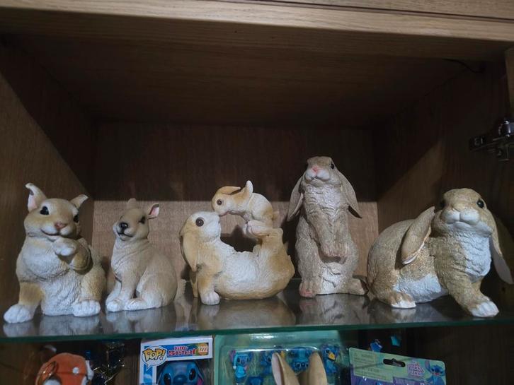 Konijnen & Honden Beeldjes te Koop, Verzamelen, Beelden en Beeldjes, Zo goed als nieuw, Dier, Ophalen of Verzenden