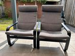 2x fauteuil/stoelen poäng ikea, Ophalen, Twee, Zo goed als nieuw, Stof