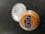Zilveren frisdrank munt Fanta, Ophalen of Verzenden, Zilver