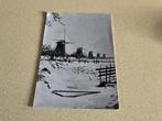 M181) Alblasserdam Kinderdijk molen schaatsen molentocht, Verzamelen, Ansichtkaarten | Nederland, Ophalen of Verzenden