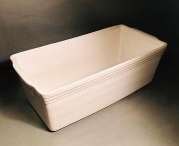 Grote wit keramieken ovenschaal, voor meatloaf bijv. beschikbaar voor biedingen