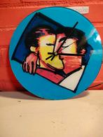 Vintage Herman brood quartz klok, Antiek en Kunst, Antiek | Klokken, Ophalen of Verzenden