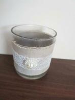 leuk glaasje voor bv theelichtje, Ophalen of Verzenden, Zo goed als nieuw