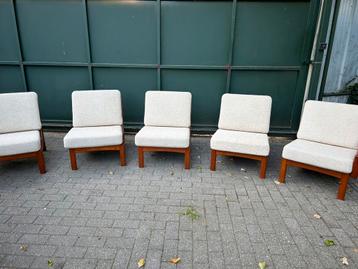 Modulaire elementen bankstel, design zithoek met salontafel beschikbaar voor biedingen