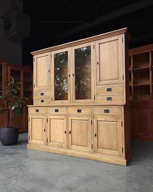 Teakhout Voorraadkast | Buffetkast | Winkelkast #1966, Huis en Inrichting, Kasten | Buffetkasten, Gebruikt, 200 cm of meer, 200 cm of meer