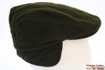 Platte pet Bittner groen loden met oorwarmer 54, 55, 59 new, Kleding | Heren, Nieuw, Bittner, Ophalen of Verzenden, Pet