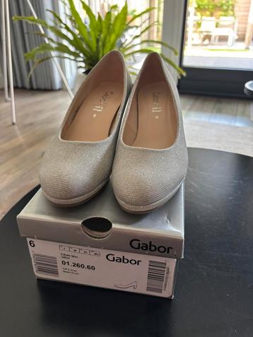Gabor pumps, zilveren, maat 39 [nooit gedragen] beschikbaar voor biedingen