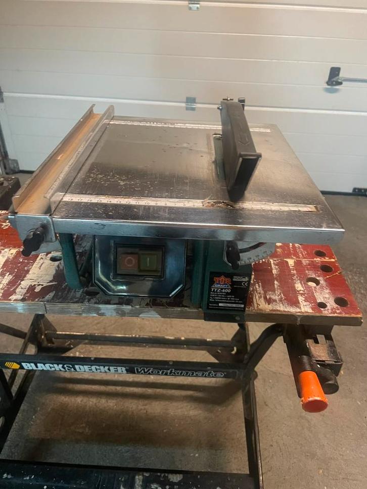 TopCraft tegelsnijmachine, Doe-het-zelf en Verbouw, Gereedschap | Zaagmachines, Gebruikt, Overige typen, 600 tot 1200 watt, 30 tot 70 mm