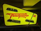 Fleischmann reclame gevelbord met verlichting, Gebruikt, Locomotief, Ophalen of Verzenden, Fleischmann