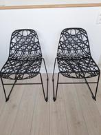 Crassevig Nett stoelen - zwart - nette staat, Gebruikt, Twee, Zwart, Ophalen of Verzenden