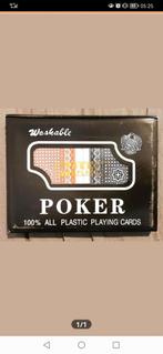 Poker Kaarten Washable 2 stuks nieuw, 1 speler, Ophalen, Zo goed als nieuw