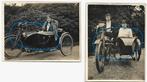 Douglas zijspan lot 2x foto motor, Foto, Ophalen of Verzenden, Zo goed als nieuw, Voor 1940