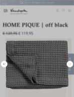 Vandyck wafel piqué grote sprei 270*240, Huis en Inrichting, Slaapkamer | Beddengoed, Overige typen, Ophalen of Verzenden, Grijs