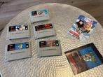 Lot van 6 spellen voor Super Nintendo (SNES PAL), met 2 orig, Avontuur en Actie, Gebruikt, 1 speler, Ophalen of Verzenden