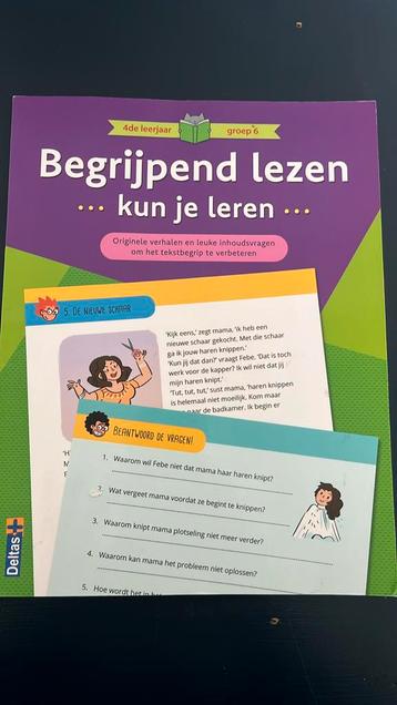 Begrijpend lezen kun je leren 4de leerjaar groep 6 (paars) beschikbaar voor biedingen