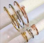 Spijker armband en ring alleen goud ring maat 19, Overige materialen, Nieuw, Ophalen of Verzenden, Goud