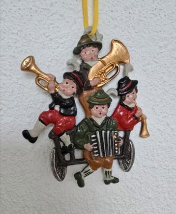 4 muziekanten Kuhn Zinn figuurtjes ( mooi kado voor Kerst)  beschikbaar voor biedingen