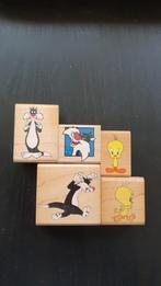Sylvester & Tweety stempels, Ophalen of Verzenden, Zo goed als nieuw, Houten stempel