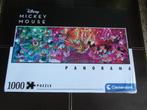 CLEMENTONI  MICKEY MOUSE  Panorama puzzel 1000 stukjes, Ophalen of Verzenden, 500 t/m 1500 stukjes, Gebruikt, Legpuzzel