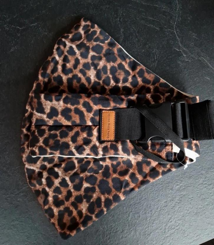 Baby sling carrier baby/toddler with cute leopard design, Kinderen en Baby's, Babydragers en Draagdoeken, Nieuw, Draagzak, Overige merken