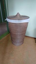 Ikea Gevlochten Wasmand met Hoes, Huis en Inrichting, Ophalen, Overige materialen, Minder dan 50 cm, 50 tot 75 cm