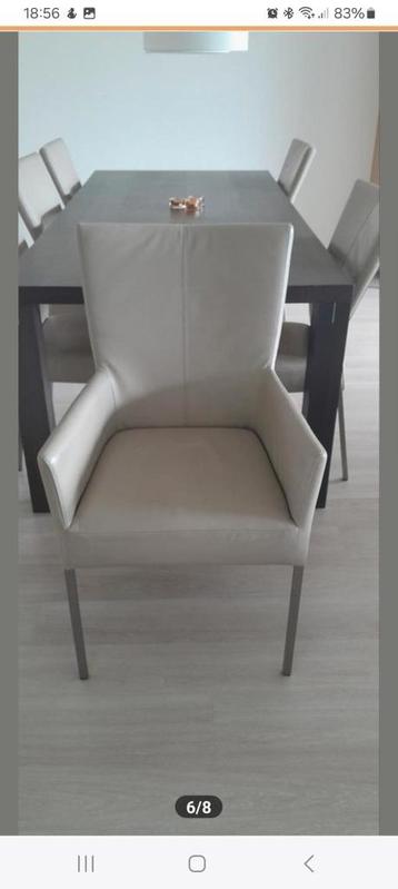 Lichte eetkamer stoelen in 2 varianten beschikbaar voor biedingen