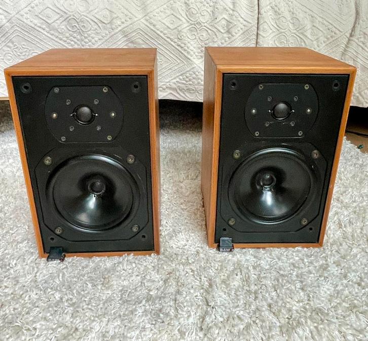 Bowers & Wilkins DM 12 met gereviseerde scheidingsfilters, Audio, Tv en Foto, Luidsprekers, Gebruikt, Front, Rear of Stereo speakers