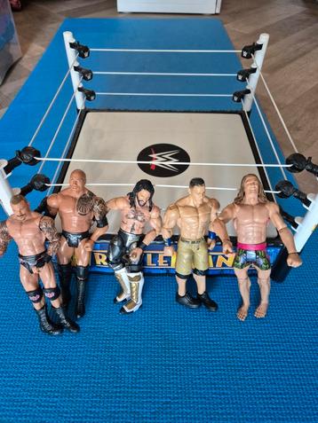 Wrestle Mania actiefiguren incl boksring beschikbaar voor biedingen