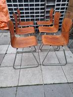 Prachtige Thur-op-Seat Pagholz Stoelen, Ophalen, Gebruikt, Bruin, Vintage