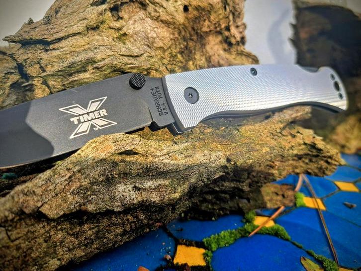 Groot Amerikaans mes zakmes Schrade met clip&beveiliging, Verzamelen, Overige Verzamelen, Zo goed als nieuw, Ophalen of Verzenden