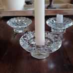 Kristallen tafel kandelaars, Ophalen of Verzenden, Kristal