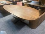 Organische Tafel peble 190x90 - Middenpoot notenhout, Huis en Inrichting, Tafels | Eettafels, Ophalen, Gebruikt, 50 tot 100 cm