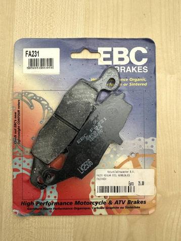 EBC Remblokken FA231 - Voor - Organisch - Standaard FA beschikbaar voor biedingen