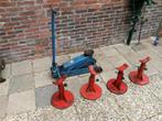 Garage krik hydraulisch met evt 4 as drager , sterk, Auto diversen, Krikken, Ophalen, Gebruikt, Hydraulisch, Garagekrik