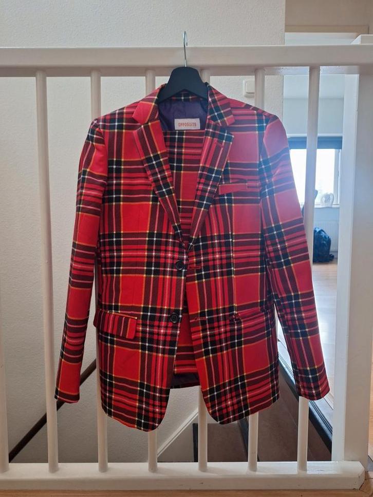 Opposuits pak, Kinderen en Baby's, Carnavalskleding en Verkleedspullen, Zo goed als nieuw, Jongen, 170 of groter, Ophalen of Verzenden