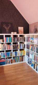 Mooie boekenkasten IKEA Kallax hoogglans wit, Ophalen, 200 cm of meer, 50 tot 100 cm, Zo goed als nieuw