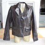 Mooie Leren Dames Jas (L) € 45,-, Bruin, Maat 42/44 (L), Ophalen of Verzenden, Zo goed als nieuw
