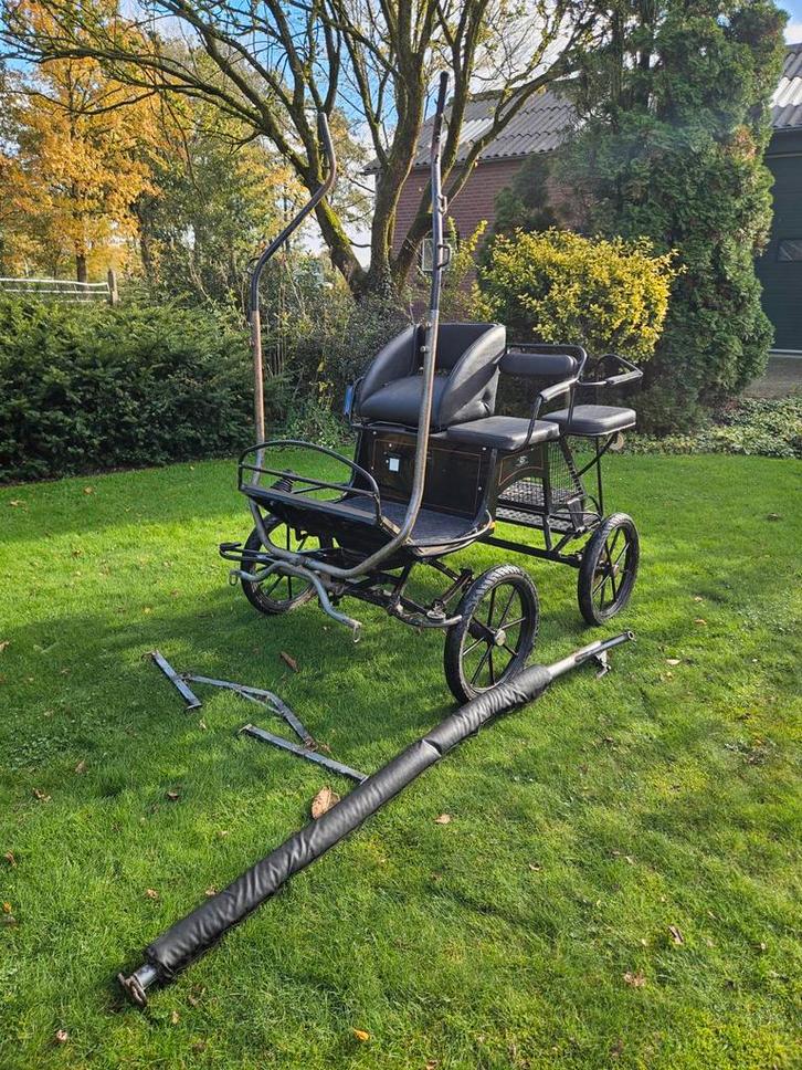 Nette marathonwagen voor zowel enkelspan als tweespan, Dieren en Toebehoren, Rijtuigen en Koetsen, Gebruikt, Marathonwagen, Pony