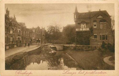 (380-840-009) Boskoop Langs het Postkantoor, Verzamelen, Ansichtkaarten | Nederland, Zuid-Holland, Verzenden